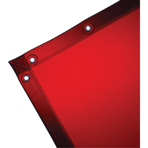 Rideau pour soudure, 96" x 72", Orange Auto-Cam