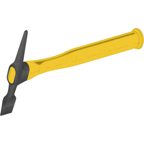 Plastic Handle Chipping Hammers, 11-7/8", 16 oz. Head, Steel Auto-Cam