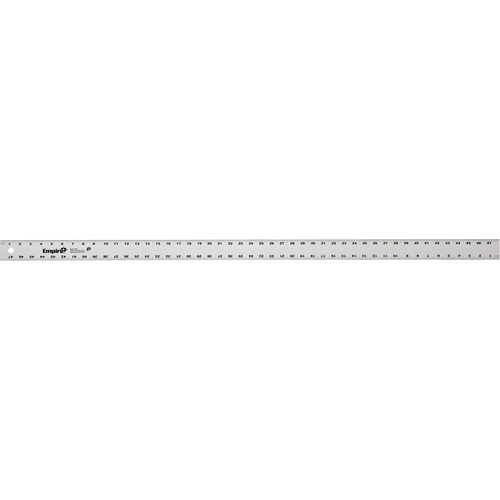 Heavy-Duty Straight Edge, 48" L, Aluminum, 1" Graduations Auto-Cam