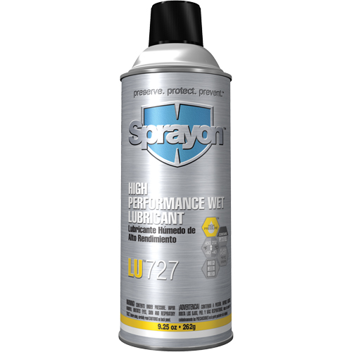 LU727 High-Performance Wet Lubricant, Aerosol Can Auto-Cam