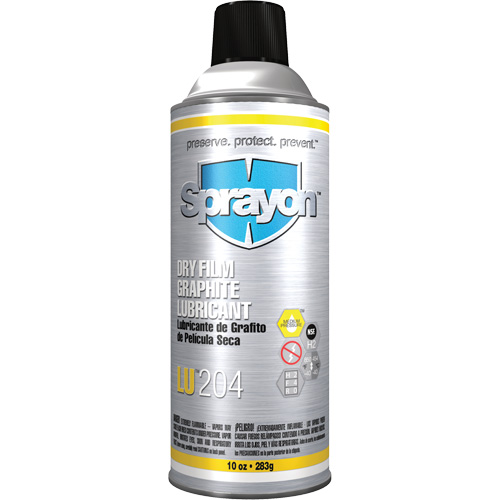LU204 Dry Film Graphite Lubricant, Aerosol Can Auto-Cam