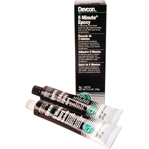 5-Minute Adhesive, 70 g, Tube, Two-Part, Clear Auto-Cam