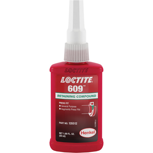 Compos&eacute; de retenue 609 &agrave; usage g&eacute;n&eacute;ral, 50 ml, Bouteille, Vert Auto-Cam