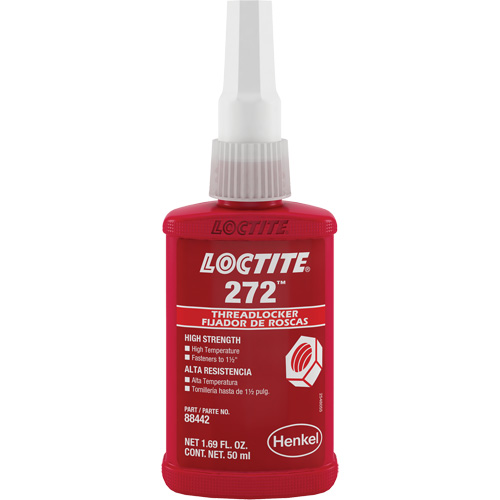 Compos&eacute; de blocage 272 temp&eacute;rature &eacute;lev&eacute;e, Rouge, &eacute;lev&eacute;, 50 ml, Bouteille Auto-Cam