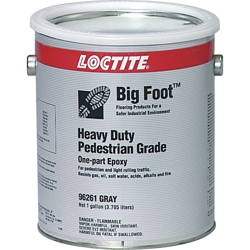 Rev&ecirc;tement antid&eacute;rapant robuste pour plancher Big Foot de calibre pi&eacute;ton, 1 gal., &eacute;poxy, Gris Auto-Cam