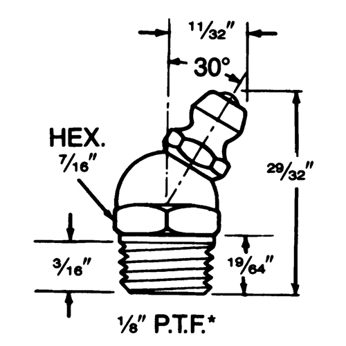 Raccord, Filetage de 1/8" Auto-Cam