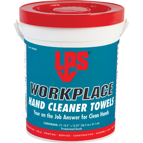 Workplace Hand Cleaner Towels, 72 Wipes, 10-1/2" x 12-1/4" Auto-Cam