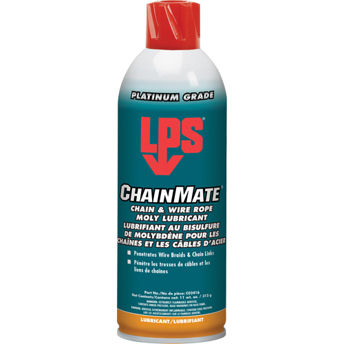 Lubrifiant pour chaînes & c&acirc;bles m&eacute;talliques Chainmate, Canette a&eacute;rosol Auto-Cam