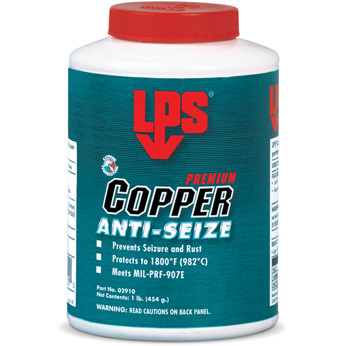 Copper Anti-Seize, 1/2 lbs., Bottle, 1800°F (982°C) Max Temp. Auto-Cam