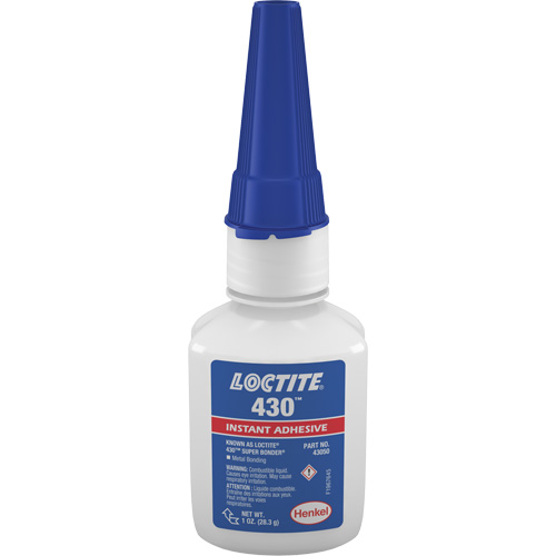 422 Super Bonder Adhesive, Clear, Bottle, 1 fl. oz. Auto-Cam
