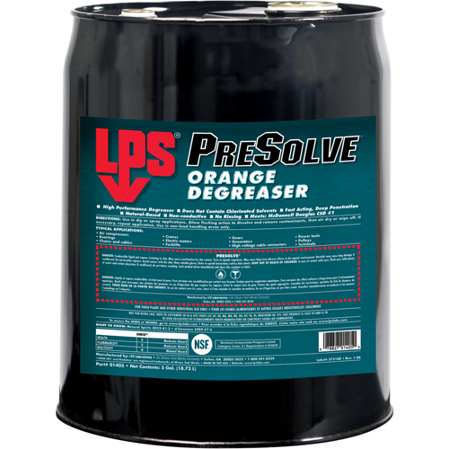 PreSolve&reg; Orange Degreaser, Pail Auto-Cam