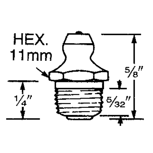 Fitting, 10 mm Thread Auto-Cam