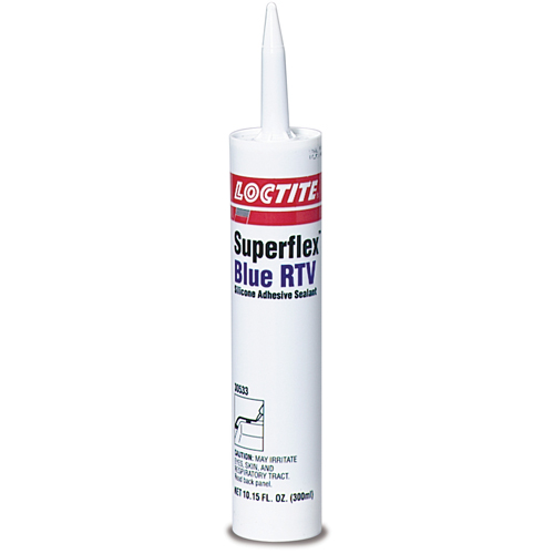 Superflex RTV Silicone Adhesive Sealant, Cartridge, Blue Auto-Cam