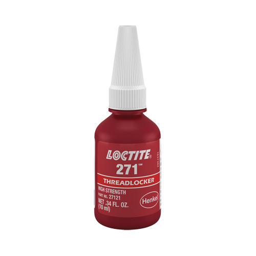 Threadlocker 271 , Red, High, 10 ml, Bottle Auto-Cam