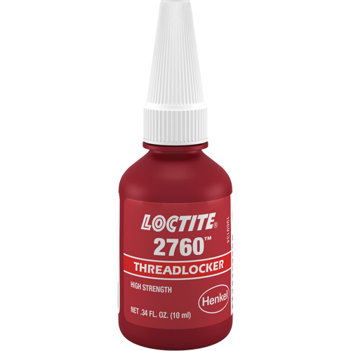 Threadlocker 2760 Instant Adhesive, Red, High, 10 ml, Bottle Auto-Cam