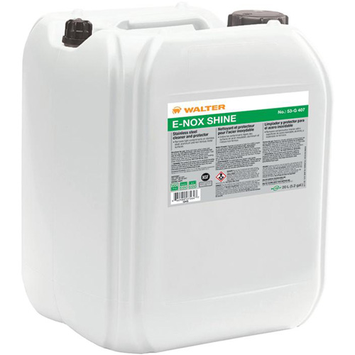 E-Nox Shine Stainless Steel Cleaner & Protector, 20 L, Pail Auto-Cam