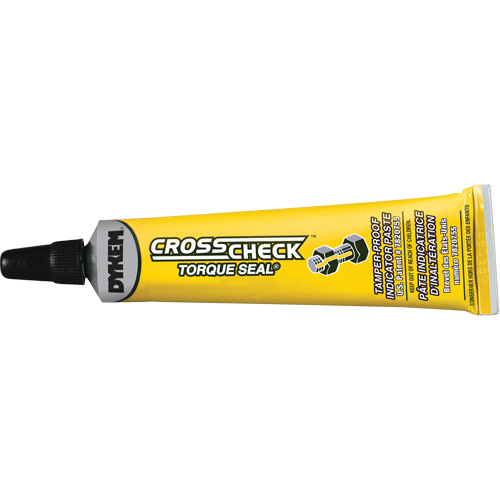 Cross Check Torque Seal&reg; Tamper-Proof Indicator Paste, 1 fl. oz., Tube, Yellow Auto-Cam