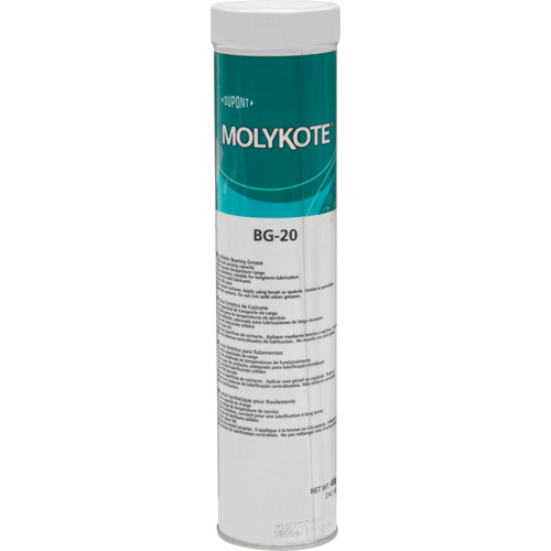 Graisse de roulement haute performance Molykote BG 20, 400 g, Cartouche Auto-Cam
