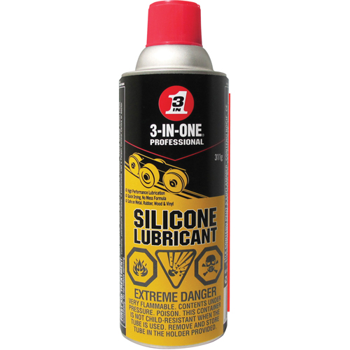 Lubrifiant de silicone 3-IN-1, Canette a&eacute;rosol Auto-Cam