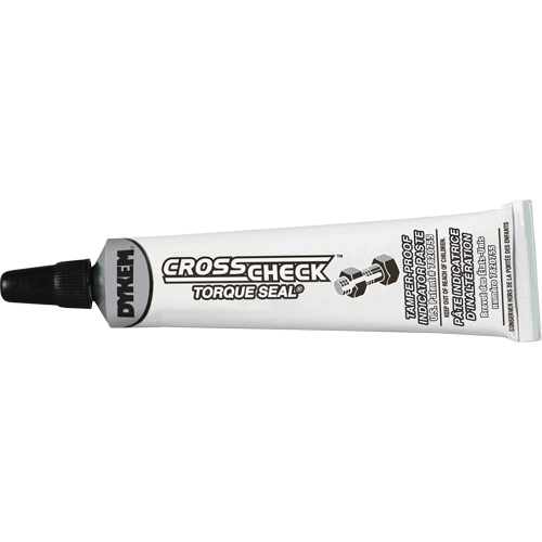 P&acirc;te indicatrice inviolable Cross-Check Torque Seal, 1 liq. oz., Tube, Blanc Auto-Cam
