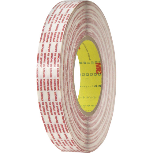Double-Coated Tape, Polypropylene, 13 mm (1/2") W x 110 m (360') L, 6 mils Thick Auto-Cam