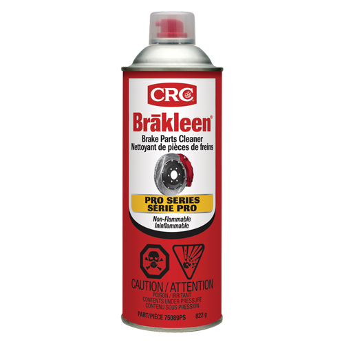 Produit de nettoyage ininflammable pour les freins de s&eacute;rie professionnelle Brakleen, Canette a&eacute;rosol Auto-Cam