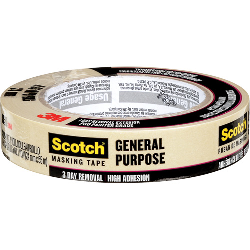 Ruban-cache &agrave; usage g&eacute;n&eacute;ral 2020 Scotch 2020, 24 mm (1") x 55 m (180'), Havane Auto-Cam