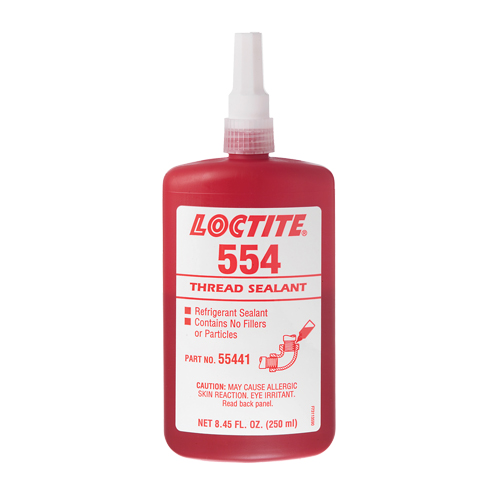 554 Thread Sealant, Bottle, 10 ml, -53.89° C - 148.89° C/-65°F - 300°F Auto-Cam