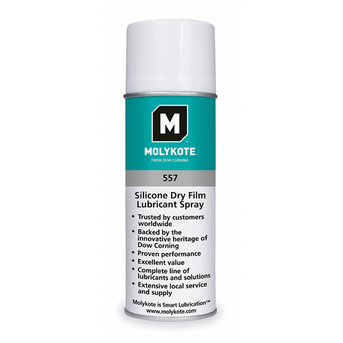 Molykote 557 Silicone Dry Film Lubricant, Aerosol Can Auto-Cam