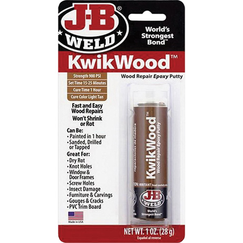KwikWood Epoxy, 2 oz., Stick, Tan Auto-Cam