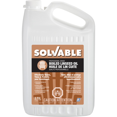 Boiled Linseed Oil, Jug, 3.78 L Net Volume Auto-Cam