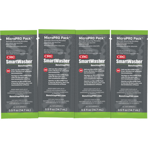 Agent nettoyant antimicrobien MicroPro Pack, 0,5 oz, Pochette Auto-Cam