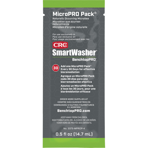 Agent nettoyant antimicrobien MicroPro Pack, 0,5 oz, Pochette Auto-Cam