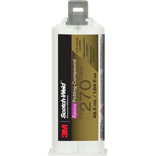 Scotch-Weld Epoxy Potting Compound, 1.7 fl. oz./48.5 ml, Dual Cartridge, Two-Part, Clear Auto-Cam