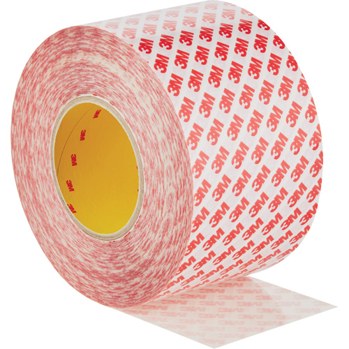 Ruban adh&eacute;sif double face, Polyester, 100 mm (3,93") la x 50 m (164') lo, 8 mils &eacute;pais Auto-Cam