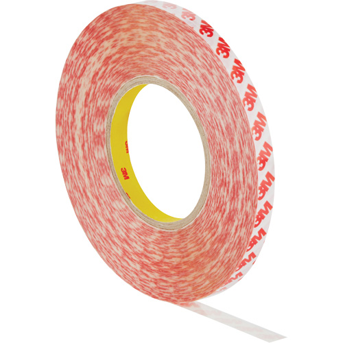 Double-Sided Adhesive Tape, Polyester, 19 mm (0.75") W x 50 m (164') L, 8 mils Thick Auto-Cam