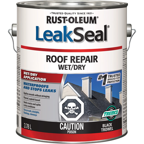 Produit de r&eacute;paration de toit sec/humide LeakSeal Auto-Cam