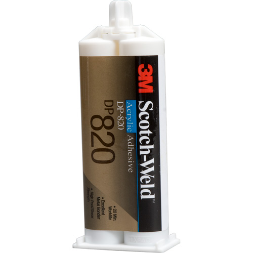 Adh&eacute;sif acrylique Scotch-Weld, Deux composants, Cartouche double, 400 ml, Blanc cass&eacute; Auto-Cam