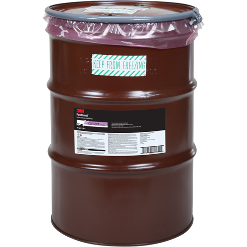 Colle contact Fastbond, Baril, 50 gal., Blanc cass&eacute; Auto-Cam