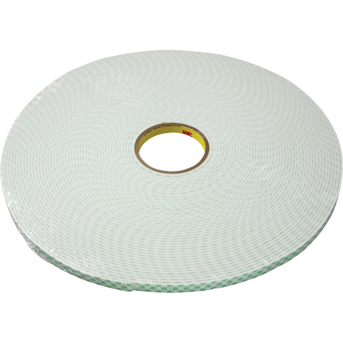 Double-Coated Urethane Foam Tape, 16.5 m (54') L x 25.4 mm (1") W, 25 mils, Urethane Auto-Cam