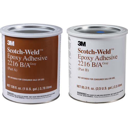 Adh&eacute;sif Scotch-Weld, 1 gal., Seau, Deux composants, Gris Auto-Cam