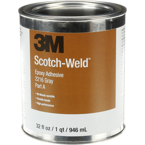 Adh&eacute;sif Scotch-Weld, 32 oz liq., Trousse, Deux composants, Gris Auto-Cam