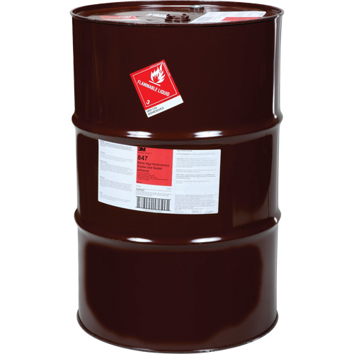 Adh&eacute;sive en nitrile haute performance pour caoutchouc et joint &eacute;tanche Scotch-Weld, Baril, Brun Auto-Cam