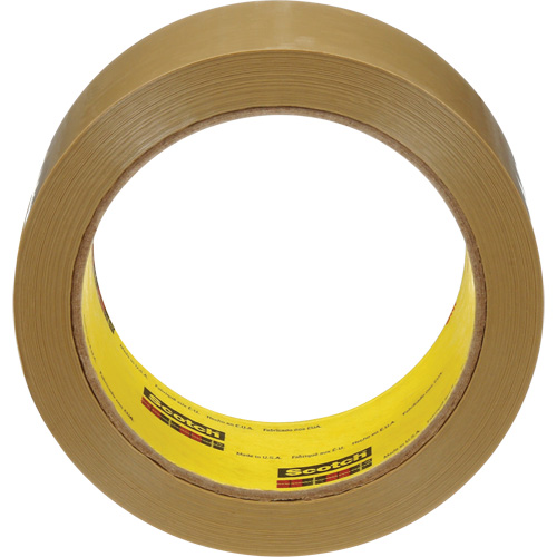 Scotch&reg; Box Sealing Tape 373, Hot Melt Adhesive, 2.5 mils, 48 mm (2") x 50 m (164') Auto-Cam