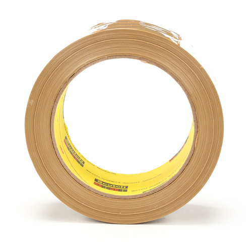 Ruban pour sceller les boîtes Scotch 375, Adh&eacute;sif Thermofusible, 3,1 mils, 48 mm (2") x 50 m (164') Auto-Cam