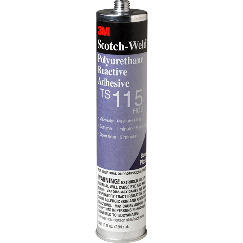 Adh&eacute;sif PUR Scotch-Weld, 10 oz, Cartouche, Transparent Auto-Cam