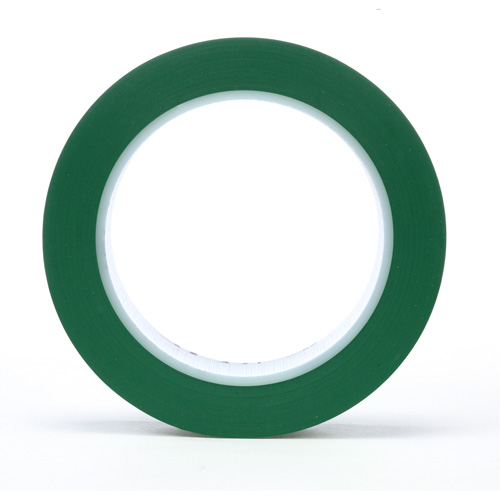 471 Vinyl Tape, 25.4 mm (1") W x 32.9 m (108') L, 5.2 mils, Green Auto-Cam