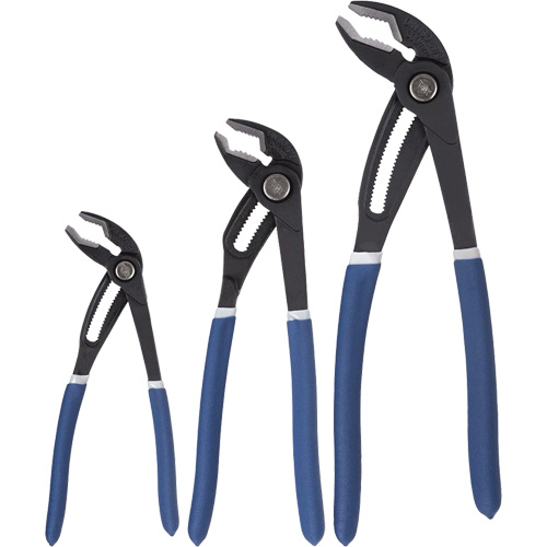 JRWP-3S Push-Button Ratcheting Pliers Set, 3 Pieces Auto-Cam