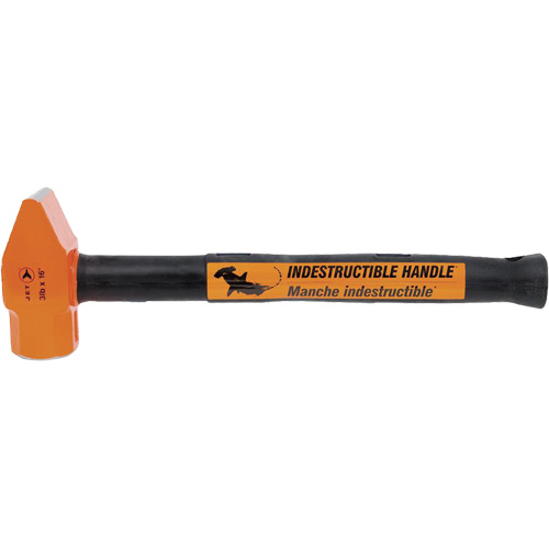 UCP-316 Marteau &agrave; panne droite &agrave; manche indestructible pour usage tr&egrave;s intensif, Poids de la t&ecirc;te 3 lb, Face Ordinaire, Prise Acier plein Auto-Cam