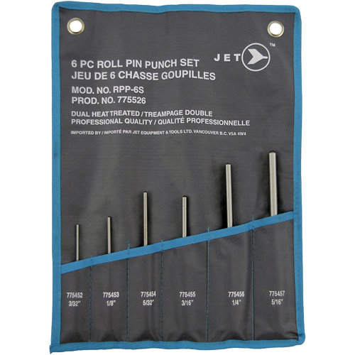 RPP-6S Jeu de poinçons pour goupilles cylindriques, 6 morcea Auto-Cam